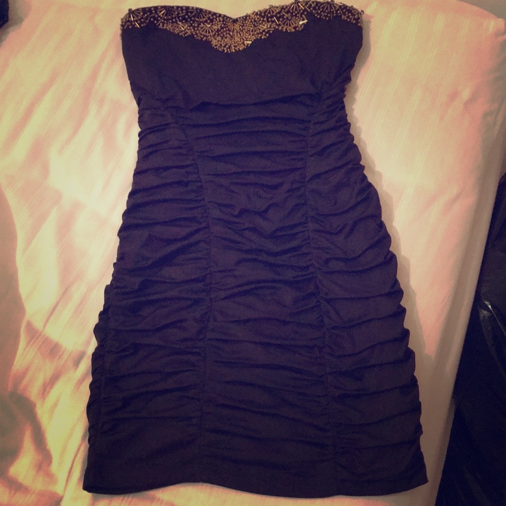 Strapless Little Black Dress